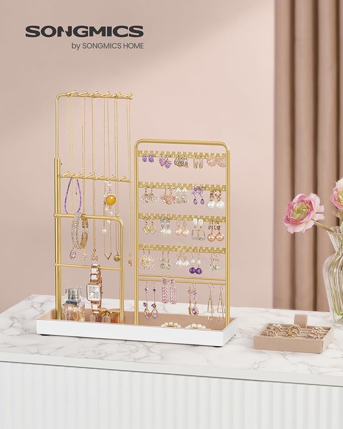 SONGMICS Jewelry Holder, Jewelry Storage Organizer Stand - Image 2