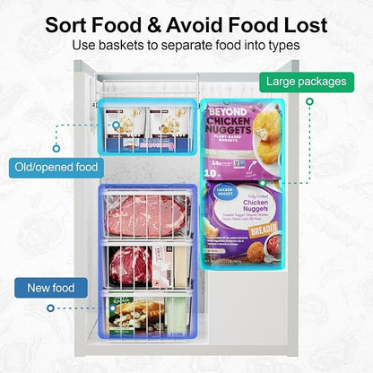 iSPECLE Deep Freezer Organizer Bins - Image 3