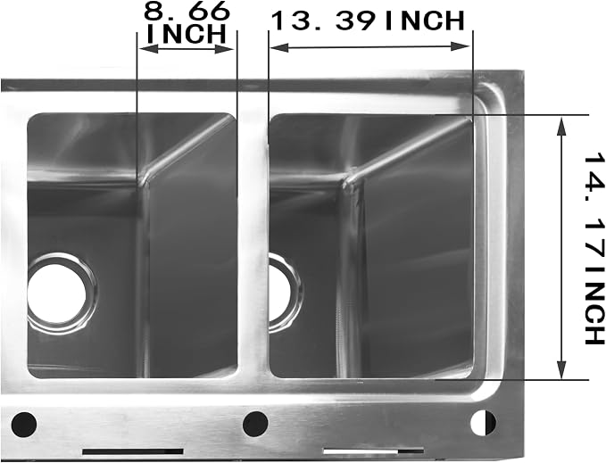 Qian Kun Free Standing 304 Stainless Steel Utility Sink - Image 9