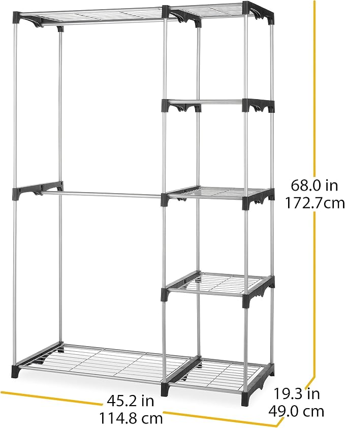 Whitmor Modern Industrial Wardrobe - Image 2