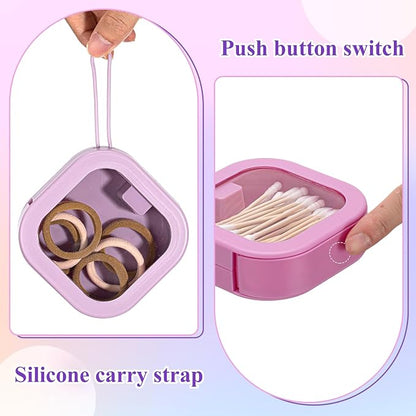 Kathfly 4 Pcs Hair Tie Organizer, Portable Hair Accessories Organizer Travel - Image 3