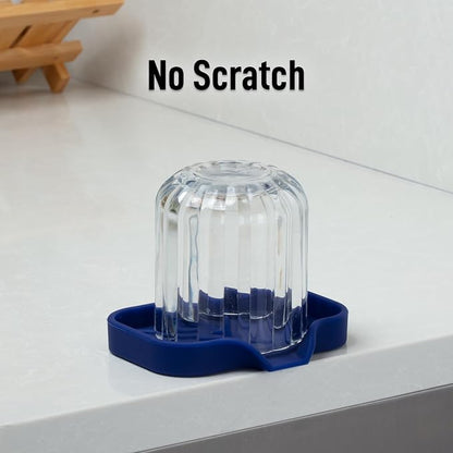 Zulay Kitchen Small Silicone Sponge Holder – Space-Saving Sink Organizer Tray - Image 7