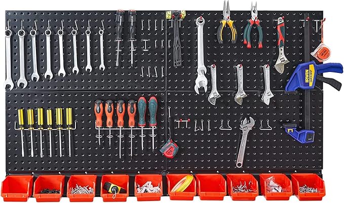 Ultrawall 2 Pcs Metal Pegboard Wall Panels, Peg Boards - Image 6