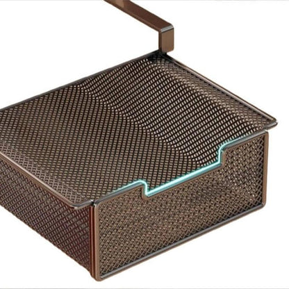 Hanging Pullout Drawer Basket Under Table Drawer Metal Under Shelf Basket - Image 4