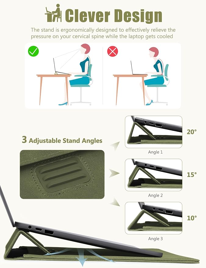 HYZUO 15 Inch Laptop Sleeve Case - Image 2