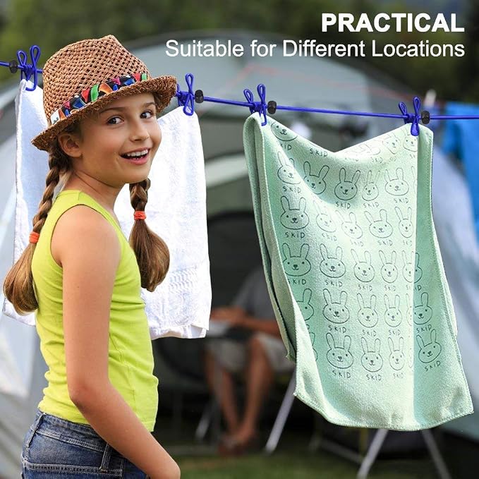 2 Pack Portable Clothesline - Image 4