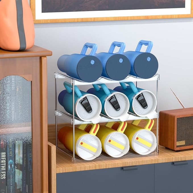 Yieach 2 Tier Waterbottle Organizer - Image 7