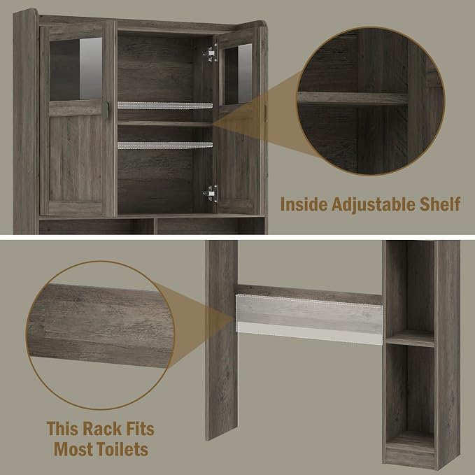 Vabches Over The Toilet Storage Cabinet - Image 7
