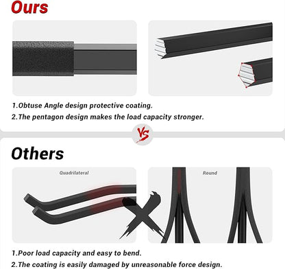 Ultrawall Garage Storage Hooks, Heavy Duty Steel Tool Organizer, 12.4 Inch Wall - Image 4