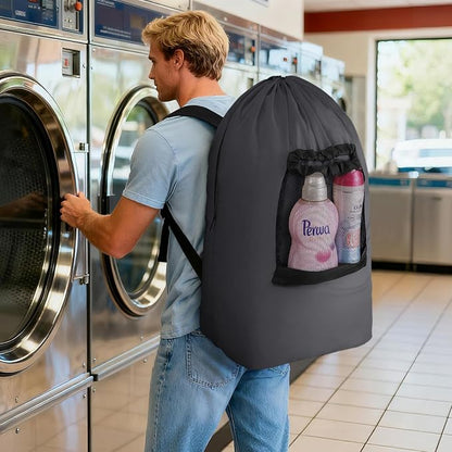 Lifewit Laundry Bag, Extra Large Laundry Backpack - Image 7