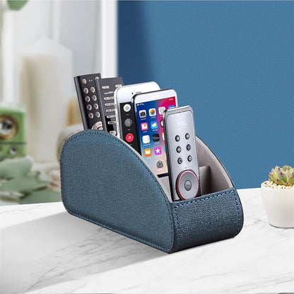 Remote Control Holder, Leather 5 Rooms Desk Organizer and Decorations - Image 7