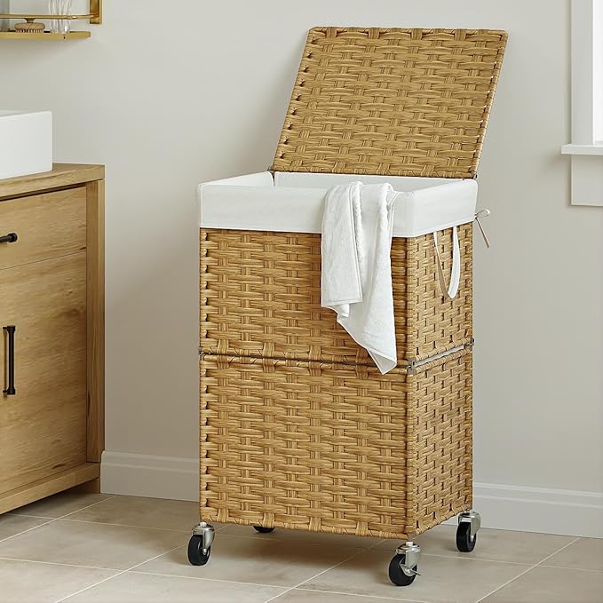 Chrislley 90L Slim Laundry Hamper - Image 3