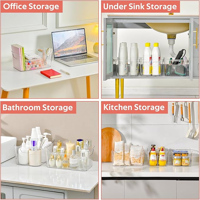 Clear Plastic Storage Bins - Image 6