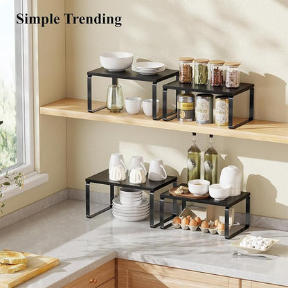 Simple Trending Cabinet Organizer Shelf, Expandable Spice Rack Kitchen Storage - Image 2