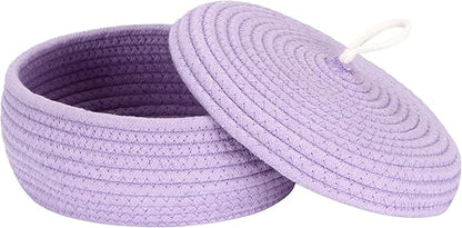 Sea Team Round Cotton Rope Storage Basket by SeaTeam