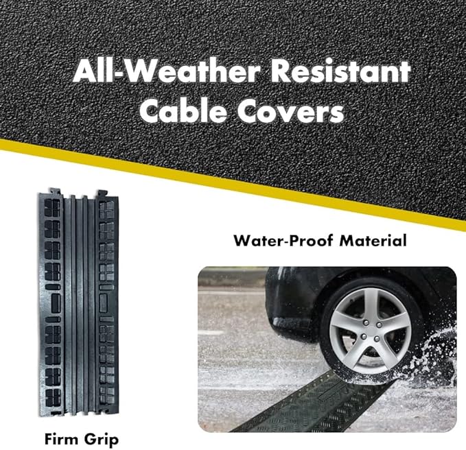 Kable Kontrol Drop Over Floor Cord Cover – 40” Inch Long 2 Channel Cable or - Image 6