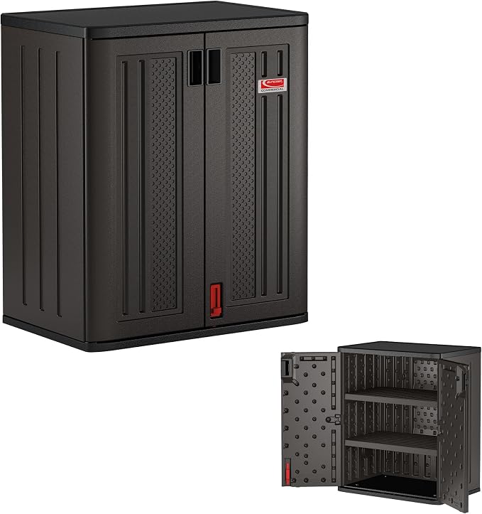 Suncast Heavy-Duty Resin Outdoor Storage Cabinet, Made in the USA by SuncastCommercialProducts