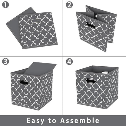 Fabric storage bins Cubes, Fabric Cube Organizer - Image 6
