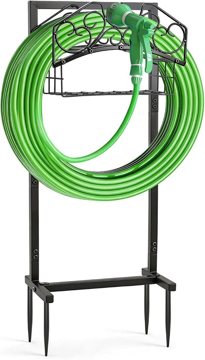 Garden Hose Holder, Freestanding Water Hose Holder Stand by Homiton
