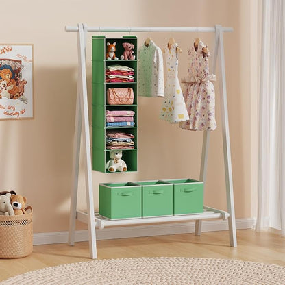 MAX Houser 6-Shelf Hanging Closet Organizer, Hanging Storage Shelves - Image 7