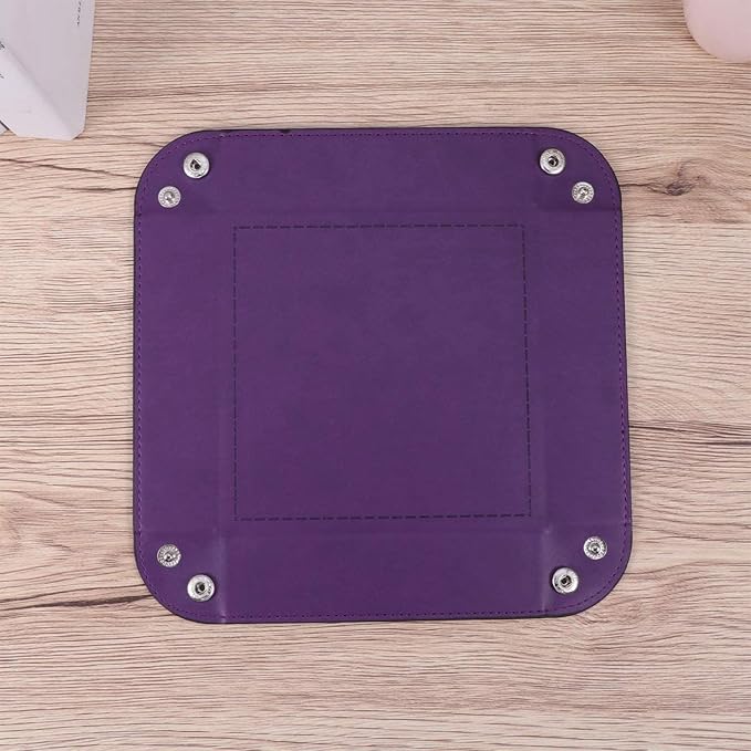 siduater Valet Tray Desktop Storage Organizer – Vegan Leather Catchall Tray - Image 2