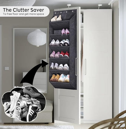 SLEEPING LAMB Over The Door Shoe Organizer - Image 6
