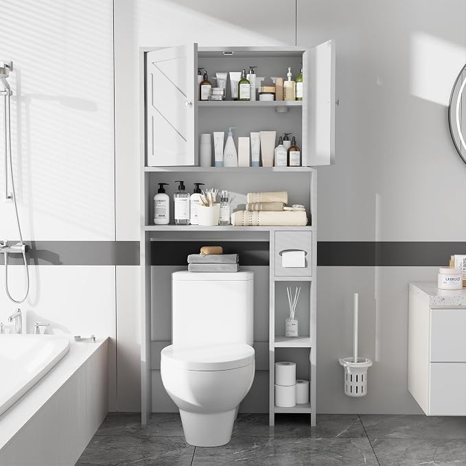 Bathroom Storage Cabinet Over Toilet - Image 3