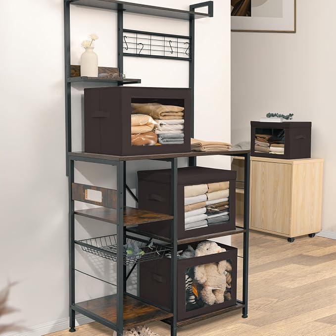Homsorout Stackable Storage Bins - Image 6