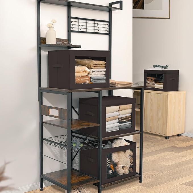 Homsorout Stackable Storage Bins - Image 5