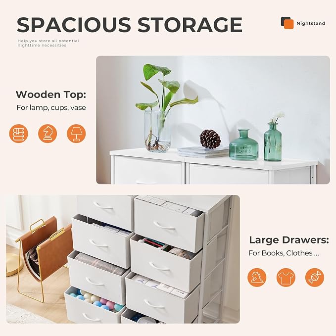 Sweetcrispy Dresser for Bedroom, Chest Organizer Unit - Image 5
