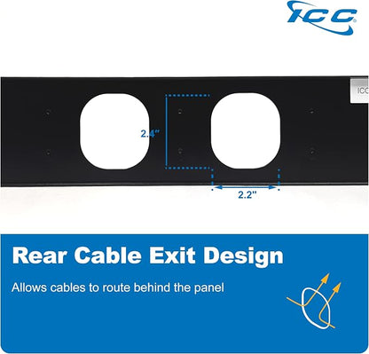 ICC 2U Ring Cable Manager Panel - Image 9