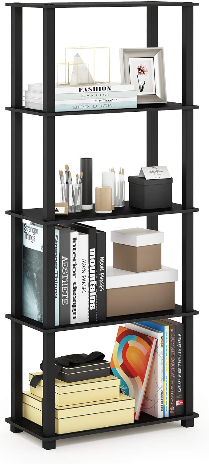 Furinno Turn-N-Tube 5-Tier Multipurpose Shelf / Display Rack / Storage Shelf / by Furinno-FitsYourSpaceFitsYourBudget
