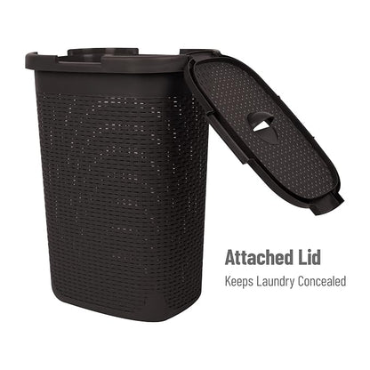 Mind Reader Slim Laundry Hamper - Image 5