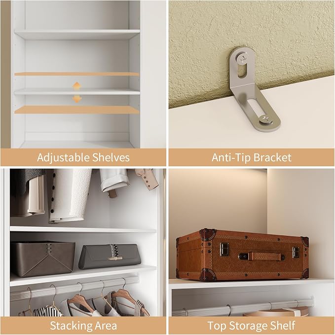 VOWNER 50'' Closet Organizer System - Image 8