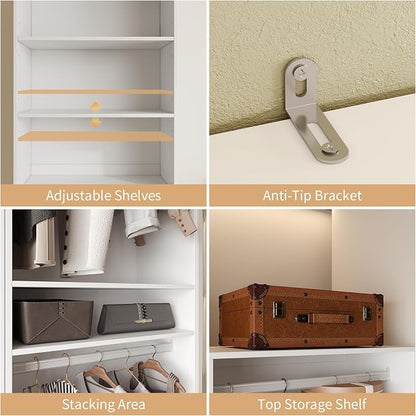 VOWNER 50'' Closet Organizer System - Image 8