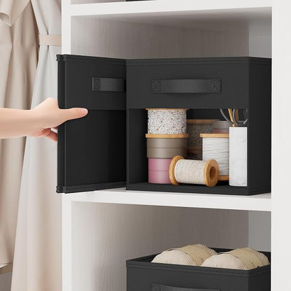 DIMJ Cube Bins, 6 Packs Fabric Storage Cubes - Image 4
