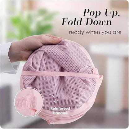 Handy Laundry Collapsible Mesh Pop Up Laundry Hamper - Image 3