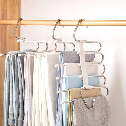 Kalimdor Pants Hangers 2 Pack Space Saving Metal Closet Organizer, Clothes by Kalimdor