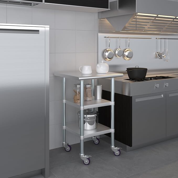 AmGood Stainless Steel Work Table - Image 7