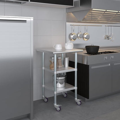 AmGood Stainless Steel Work Table - Image 9