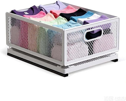 Slide-Out Storage Baskets W9.4"xD11.8"xH6.1" Rustproof Carbon Steel pull out - Image 8