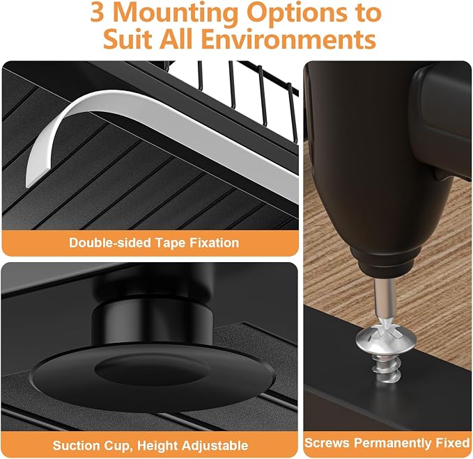 Under Sink Organizer, High Adjustable 2 Tier Under Kitchen Sink Organizer - Image 6