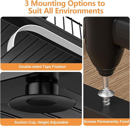 Under Sink Organizer, High Adjustable 2 Tier Under Kitchen Sink Organizer - Image 6