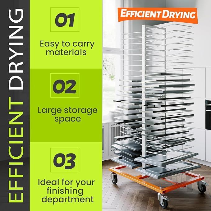 50 Shelves Paint Cabinet Drying Rack - Image 4