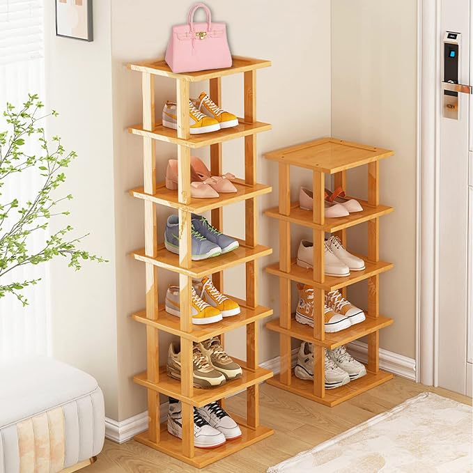 Bamboo Shoe Rack - Image 6