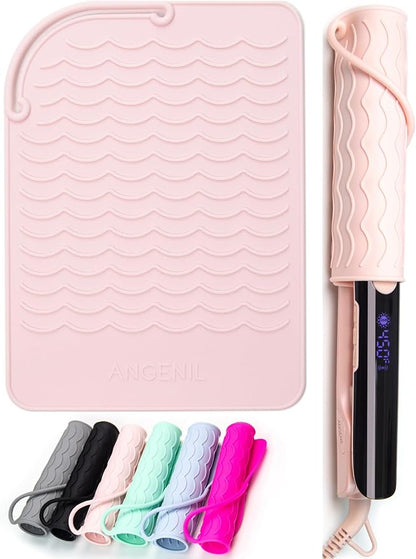 ANGENIL Flat Iron Silicone Mat and Travel Case by ANGENIL