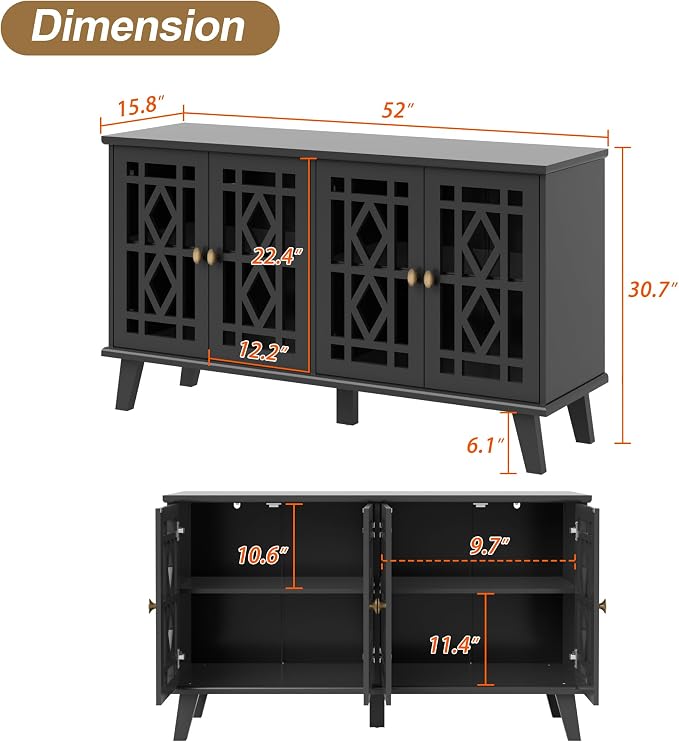 Scurrty 52" Buffet Cabinet - Image 2