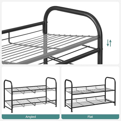 SONGMICS Shoe Rack, 2 Tier Shoe Organizer - Image 4
