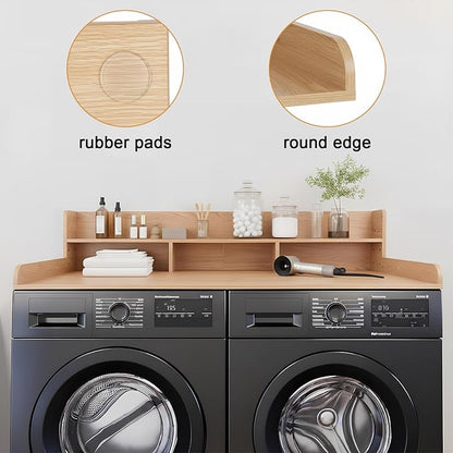 Washer Dryer Countertop with Shelf, 2-Tier Laundry Countertop Over Washer and - Image 4