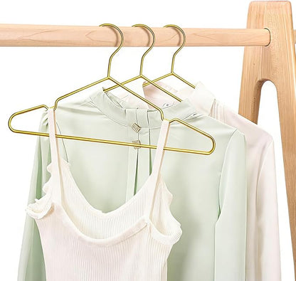 30 Pack Clothes Hangers, METLUCK Stainless Steel Gold Hangers - Image 4